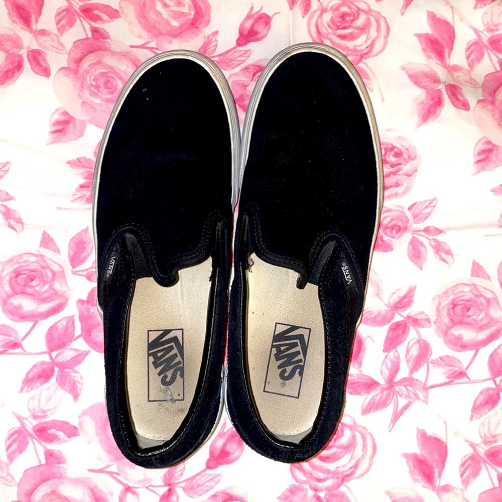 Black Platform Vans